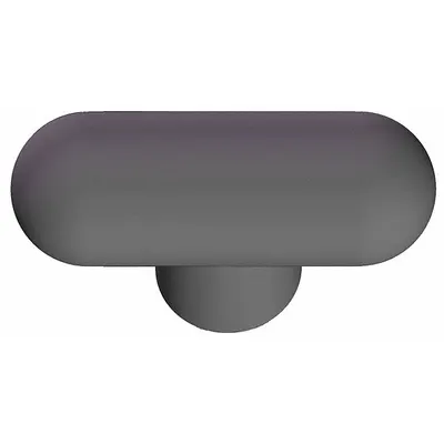 INNOVATIVE COMPONENTS Hand Knob: T, Plastic w/ Steel Thread, 1/4"-20 Thread - T-Handle Knobs with Threaded Hole