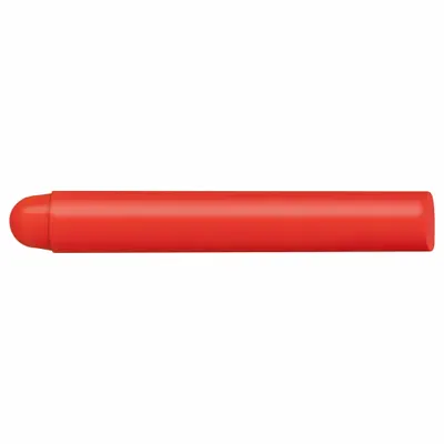 MARKAL Marking Crayon: Wax, 17 mm Tip Wd, Firm, Orange, 70°F to 100°F - Wax Lumber Crayons