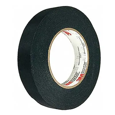 3M Series 11 Abrasion-Resistant Electrical Tape, 1/2 in x 72 yd, Black, 72-Pack