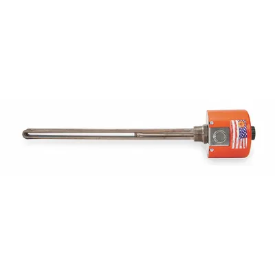 TEMPCO Over The Side Immersion Heater: 1 Phase, 120/240V AC, 500 W Watt, 1 1/4 in NPT - Pipeline Immersion Heaters