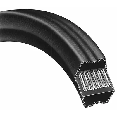 BANDO Wedge V-Belt: BB, BB160, 162.9 in Outside Lg, 21/32 in Top Wd - BB Section Double-Sided V-Belts