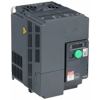 SCHNEIDER Variable Frequency Drive: In Phase Three, Out Phase Three, 7 1/2 hp, IP20 - Schneider Altivar ATV320