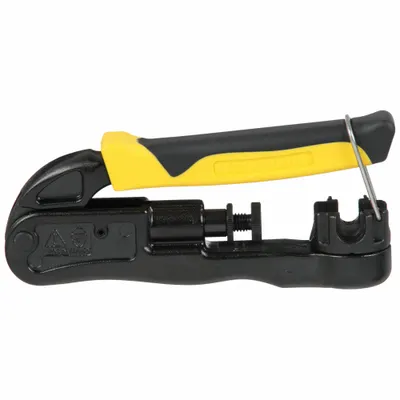 KLEIN TOOLS Dieless Crimper: For BNC/F Connectors/RCA - Coaxial Cable Compression Tools