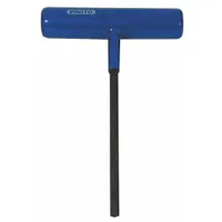 PROTO Hex Key: 0 Ball Ends, 5 mm Tip Size, Metric, Long, Alloy Steel, Black Oxide, 6 in Long Arm Lg (MPN J46516)
