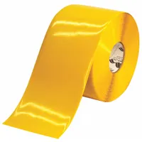 Floor Marking Tape: Extra-Durable, Solid, Yellow, 6 in x 100 ft, 50 mil Tape Thick, Mighty Line® (MPN 6RY)