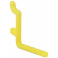 FUNCTIONAIRE Single Rod Pegboard Hook: 1/4 in Peg Hole, For 1 in Pegboard Hole Spacing, 25 PK (MPN 25-FH3-2)