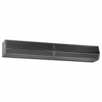 MARS Washdown Air Curtain: For 6 ft Opening Wd, 2,206 fpm Max. Air Velocity, 12 ft / 10 ft, Black (MPN STD272-2UA-OB-WD)