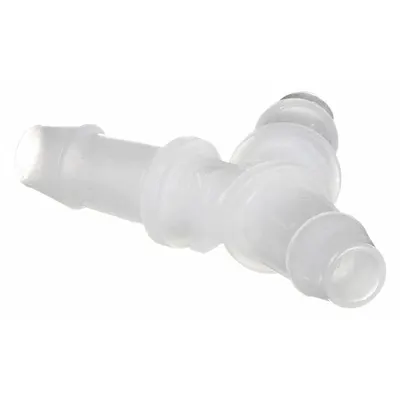 ELDON JAMES Barbed Wye: 3/16 in ID x 3/16 in ID x 3/16 in ID Fitting Size, Barbed, PVDF - Standard PVDF Barbed Tube Fittings