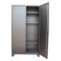 GREENE MANUFACTURING, INC. Storage Cabinet: 36 in x 24 in x 82 in, Swing Handle & Padlock Hasp (MPN MDC-3624-82)