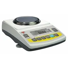The TORBAL AGC100 is a precision lab balance with a 100 g capacity and 0.001 g readability. It features an LCD display and supports multiple weighing units: ct, g, gr, kg, lb, oz, ozt, and pwt. Suitable for laboratory, jewelry, and pharmaceutical applications requiring high accuracy.