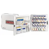 FIRST AID ONLY First Aid Kit and Housing: 261 Components, ANSI/ISEA Z308.1-2021, Type I/II, Class A (MPN 91092-021)