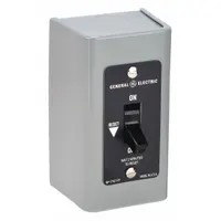 GE Manual Motor Starter: Non-Reversing, 1 Poles, 16 A, Thermal Protection, Toggle Switch (MPN CR101Y1)