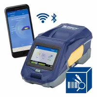 Portable Printer: Cable and Wire Labeling, Bluetooth Connected, 2", 300 dpi Printhead Resolution (MPN M611-PWID)