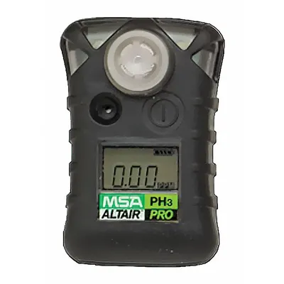 MSA Single-Gas Detector: High 1 ppm/Low 0.3 ppm, IP67, Phosphine ( PH3), MSA ALTAIR Pro - Single Gas Detectors