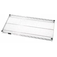 QUANTUM Wire Shelf: 72 in x 14 in, 1 Shelves, Quick-Adjust, 800 lb Load Capacity, Dry, Silver, Steel (MPN 1472C)