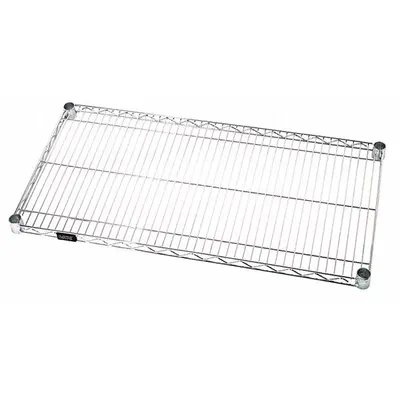 QUANTUM Wire Shelf: 72 in x 14 in, 1 Shelves, Quick-Adjust, 800 lb Load Capacity - Wire Shelves for Dry Use