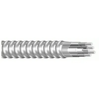 SOUTHWIRE Metal Clad Cable: 10 AWG, 6 Conductors, Copper, 250 ft, Aluminum, Std - Multi-Circuit Metal-Clad Cables