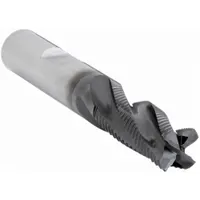 CLEVELAND Roughing End Mill: Carbide, TiAlN Coated, 4 Flute, Fine Pitch, 3/8" Mill Dia, 7/8" LOC (MPN C80151)