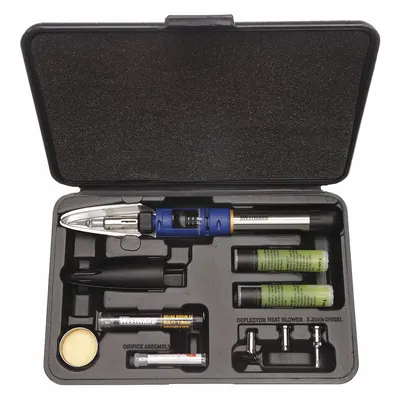 WESTWARD Butane Soldering Iron Kit: PRO - 3-in-1 Butane Soldering Irons