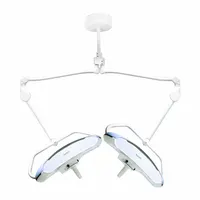 BURTON Examination Light: LED, 100,000 Lux @ 1m, Dual Ceiling, 4300K, 95 CRI, 45 W Watt, ALED100DC