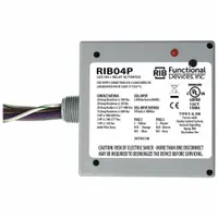 RIB Enclosed Pre-Wired Relay: 20 A Rating, 480V AC, DPDT, 0.50 in NPT (MPN RIB04P)