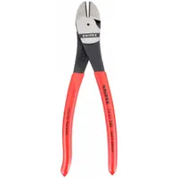 High Leverage Diagonal Cutting Plier: Std, Angled, Oval, 7/8 in Jaw Lg, 1 1/8 in Jaw Wd, 6 - 8 in (MPN 74 21 200)
