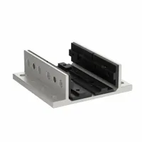 Linear Bearing: 25 Series, 100 mm L x 86.2 mm W x 31.3 mm H, Silver, Double Flanged, Std, Anodized (MPN 25-6424)