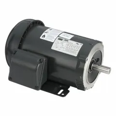 DAYTON General Purpose Motor: C-Face/Rigid Base Mount, Totally Enclosed Fan Cooled, 1 1/2 hp. Key specifications — Brand: DAYTON; Nameplate Voltage @ 60 Hz: 230/460V AC; Full Load Current @ 60 Hz: 3.8 / 1.9 A; Nameplate RPM @ 60 Hz: 3,510 RPM; Motor Enclosure: TEFC.