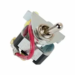 Switch assembly for controlling electrical operation in pump systems. Used as a replacement component to manage start/stop functions in compatible fluid-handling equipment.