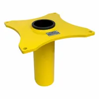 OZ LIFTING PRODUCTS Mounting Base: Socket, 2,500 lb Max Load Capacity, Steel, For 4.56 in Mast Dia (MPN OZSOC4)