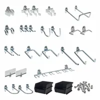 TRITON PRODUCTS Hooks And Hanging Bins: 1/4 in_1/8 in Peg Hole, For 1 in Pegboard Hole Spacing (MPN 76901)