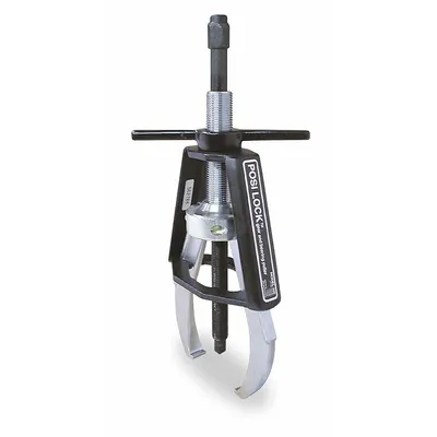 POSI LOCK Caged Jaw Puller: 1/2 in – 7 in Jaw Spread, 6 in Jaw Reach, 0.5 Jaw Thick - Caged External-Grip Jaw Pullers