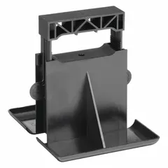 This support block pier with clamp is used for routing and securing piping in industrial, commercial, and mechanical systems. It features an ABS base measuring 5.69 in L x 4.69 in W and a plastic support material. The unit has a load capacity of 25 lb, suitable for light-duty pipe support in HVAC, plumbing, and process lines.