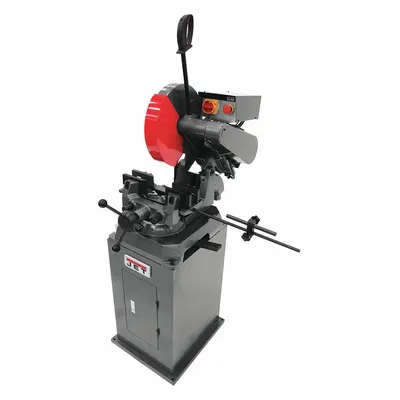 JET Cut-Off Machine: 12 in Blade Dia., 4,200 RPM Max. Blade Speed, 240V AC - Cabinet Style Cut-Off Machines