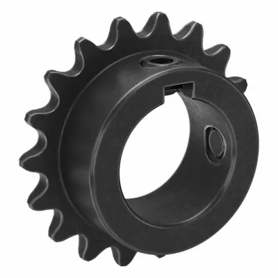 TRITAN Roller Chain Sprocket: 25, For 1/4 in Chain Pitch, 3/4 in Bore Dia, 18 Teeth - Size 25 Fixed-Bore Roller Chain Sprockets