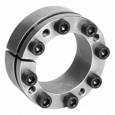 CLIMAX METAL PRODUCTS Keyless Bushing: For 25 mm Shaft Dia, 50 mm OD, 34.5 mm Wd - Multi-Screw Locking Assembly Keyless Bushings