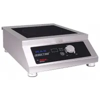 Portable Induction Range: 1 Stations, Digital, Tempered Glass, 208V AC (MPN SM-351C)