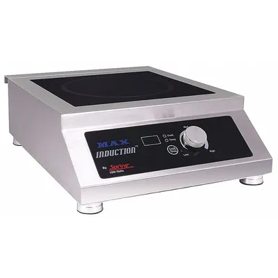 SPRING USA Portable Induction Range: 1 Stations, Digital, Tempered Glass - Induction Ranges