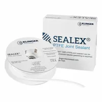 SEALEX Gasket-Making Tape: 5/8 in x 150 ft, -321°F to 500°F, White, PTFE (MPN SX0000-0625-0150)