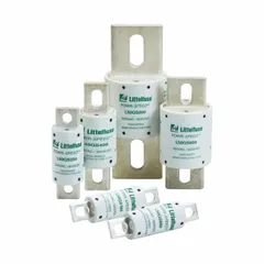 Very-fast-acting bolt-on fuse rated 275 A at 500 V AC and 500 V DC. Designed for overcurrent protection in power electronic circuits such as variable frequency drives, UPS systems, and rectifiers.