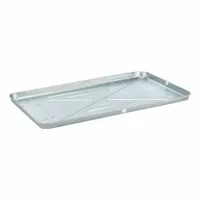 DIVERSITECH Condensate Drain Pan: Steel, 48 in L x 27 in W x 5/8 in D, 3/4 in PVC Discharge (MPN 6-M2748)