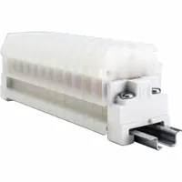 SQUARE D Terminal Block: Track Mounting Type, Box Lug Wire Termination, 24 Wire Terminals, 60 A (MPN 9080GR612)