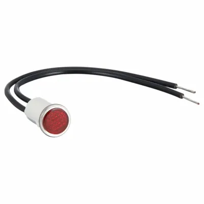 OEM Flush Panel Light: 12 mm Panel Mounting Hole Dia - Incandescent Indicator Pilot Lights