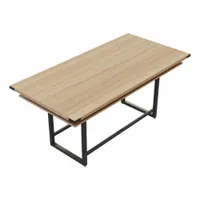 MIRELLA Conference Table: Rectangle, Fiberboard, Sand Dune, 47 1/4 in Overall Lg, 96 in Overall Wd (MPN MRCH8SDD)