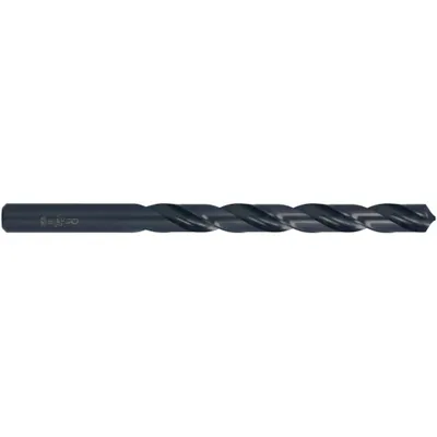 CHICAGO-LATROBE Jobber Length Drill Bit: 3/8", 118° Point, Black Oxide HSS - Tang-Shank High-Speed Steel Jobber-Length Drill Bits