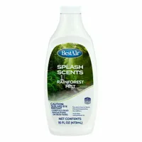 BestAir Splash Scents(R) Rainforest Mist: Fragrance, 394WU3, 16 oz Container Size, Rainforest Mist (MPN FSRM-PDQ-6)
