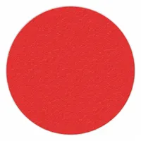 Floor Marking Tape: Circle, Solid, Red, No Legend, 6 in x 6 in, 0.58 mil Tape Thick, INCOM, 25 PK (MPN LM190R)