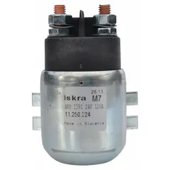 Replacement relay for stackers. Controls electrical circuits in material handling equipment. Compatible with models 5RTC2, 5RTC3, and 5RTC4.