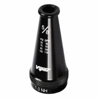 Aluminum solid bore nozzle with rigid base and NST thread. Delivers a straight stream pattern for firefighting applications requiring a focused, high-velocity water flow