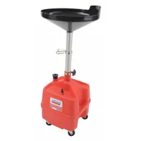 Oil Drain: 8 gal Capacity, 17 5/16 in Overall Dia, 22 1/2 in Overall Ht, 16 in Overall Lg, Black/Red (MPN 3508)